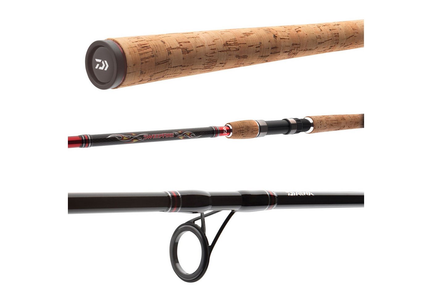 Daiwa Spinnrute, (2-tlg), Daiwa Sweepfire Spin 2,70m 10-40g Spinnrute – Bild 2 von 2