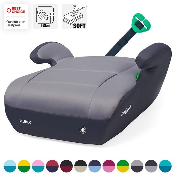 Daliya® Kindersitzerhöhung QUBIX I-Size Sitzerhöhung, Kindersitzerhöhung, Kindersitz, ab: ab 6 Jahre oder 125cm Körpergröße, bis: bis 12 Jahre oder 150cm Körper