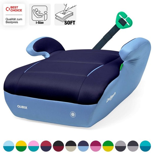 Daliya® Kindersitzerhöhung QUBIX I-Size Sitzerhöhung, Kindersitzerhöhung, Kindersitz, ab: ab 6 Jahre oder 125cm Körpergröße, bis: bis 12 Jahre oder 150cm Körper