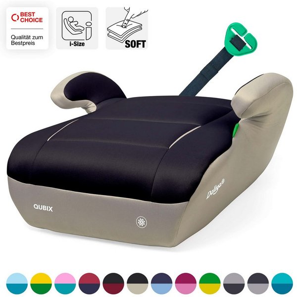 Daliya® Kindersitzerhöhung QUBIX I-Size Sitzerhöhung, Kindersitzerhöhung, Kindersitz, ab: ab 6 Jahre oder 125cm Körpergröße, bis: bis 12 Jahre oder 150cm Körper