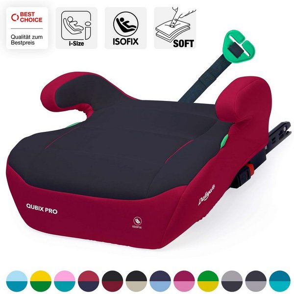 Daliya® Kindersitzerhöhung QUBIX PRO ISOFIX Kindersitz, ab: ab 6 Jahre oder 125cm Körpergröße, bis: bis 12 Jahre oder 150cm Körpergröße, ab: 125 cm, bis: 150 cm
