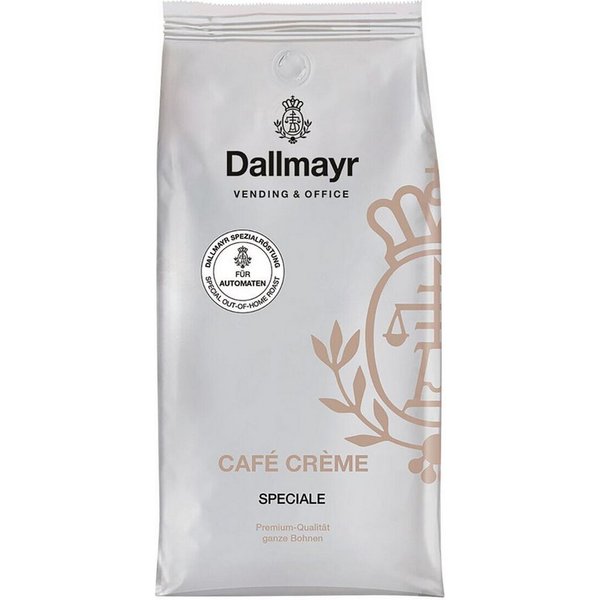 DALLMAYR Kaffee Café Crème Speciale, 1 kg, ganze Bohnen
