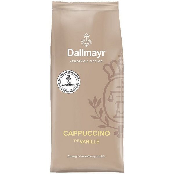 DALLMAYR Kaffee Cappucino Vanille, 1 kg Cappuccino-Pulver