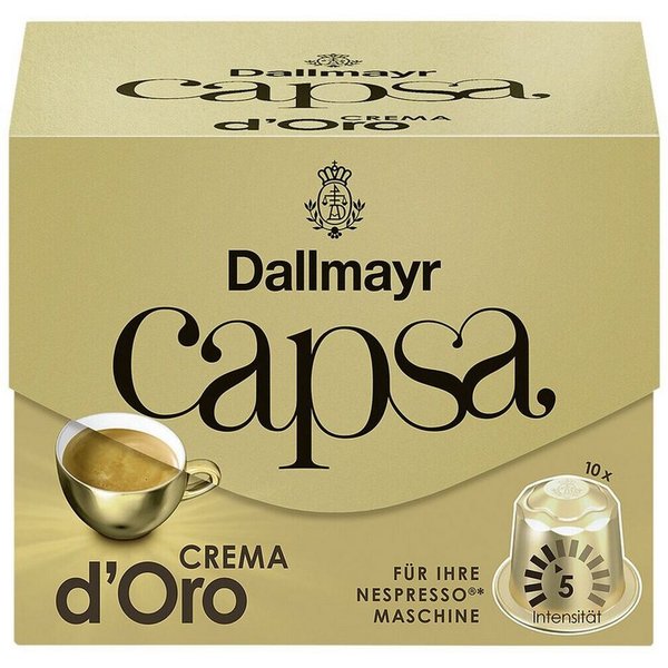 DALLMAYR Kaffee capsa Crema d'Oro, 10 Kapseln