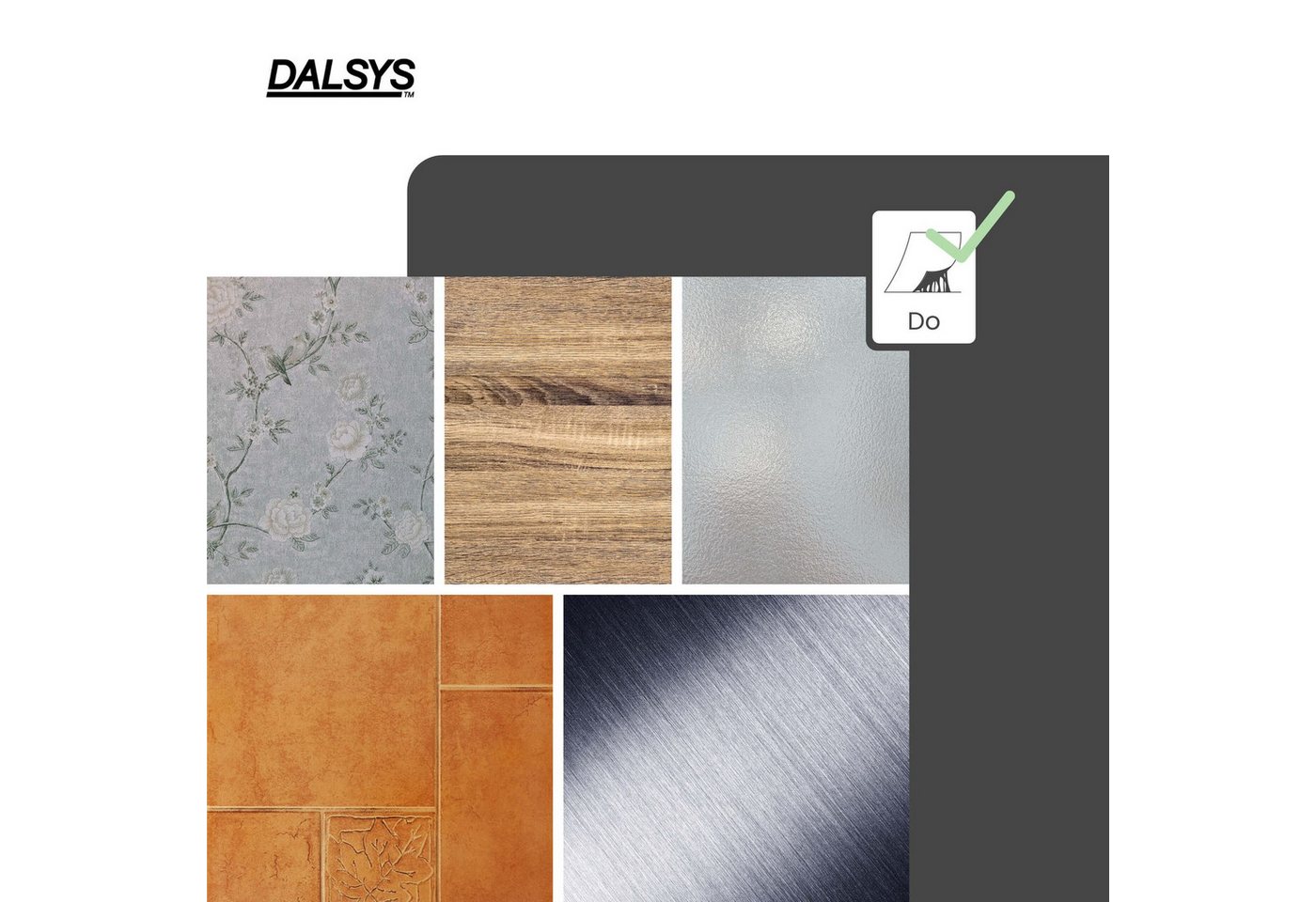 Dalsys Wandpaneel 1m² 11 Stück selbstklebend, BxL: 29.8x29.2 cm, (Sand Silber Steinoptik, dünne Stübe, 11-tlg., Wandfliese) feuchtigskeitsbeständig, einfach mon – Bild 5 von 5