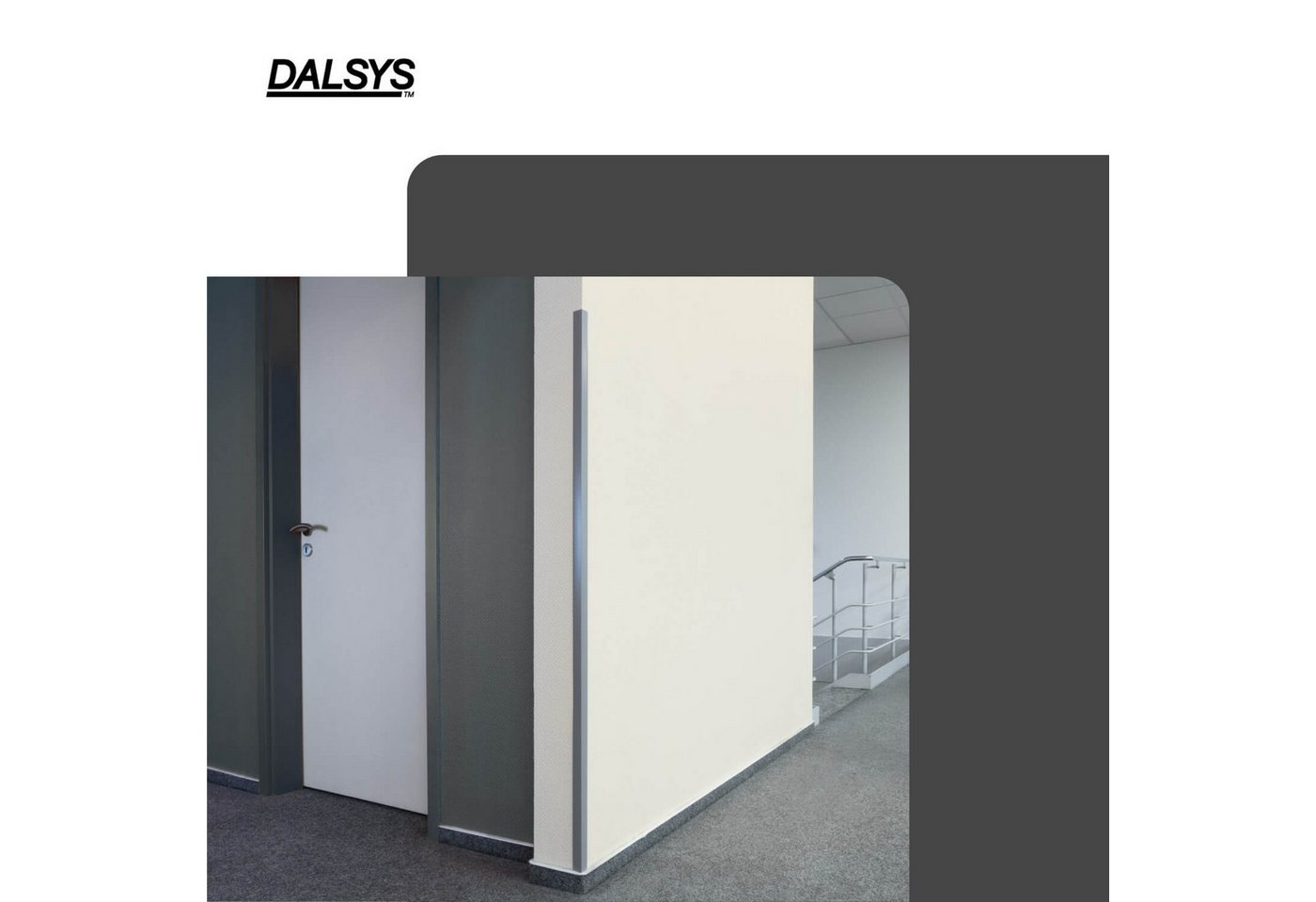 Dalsys Winkelprofil (Winkelprofil selbstklebend PVC 30x30mm, 100cm Grau Eckschutzprofil, 1-St., Eckleiste, hoher Kantenschutz Wand), für Wohn- und Arbeitsbereic – Bild 5 von 5