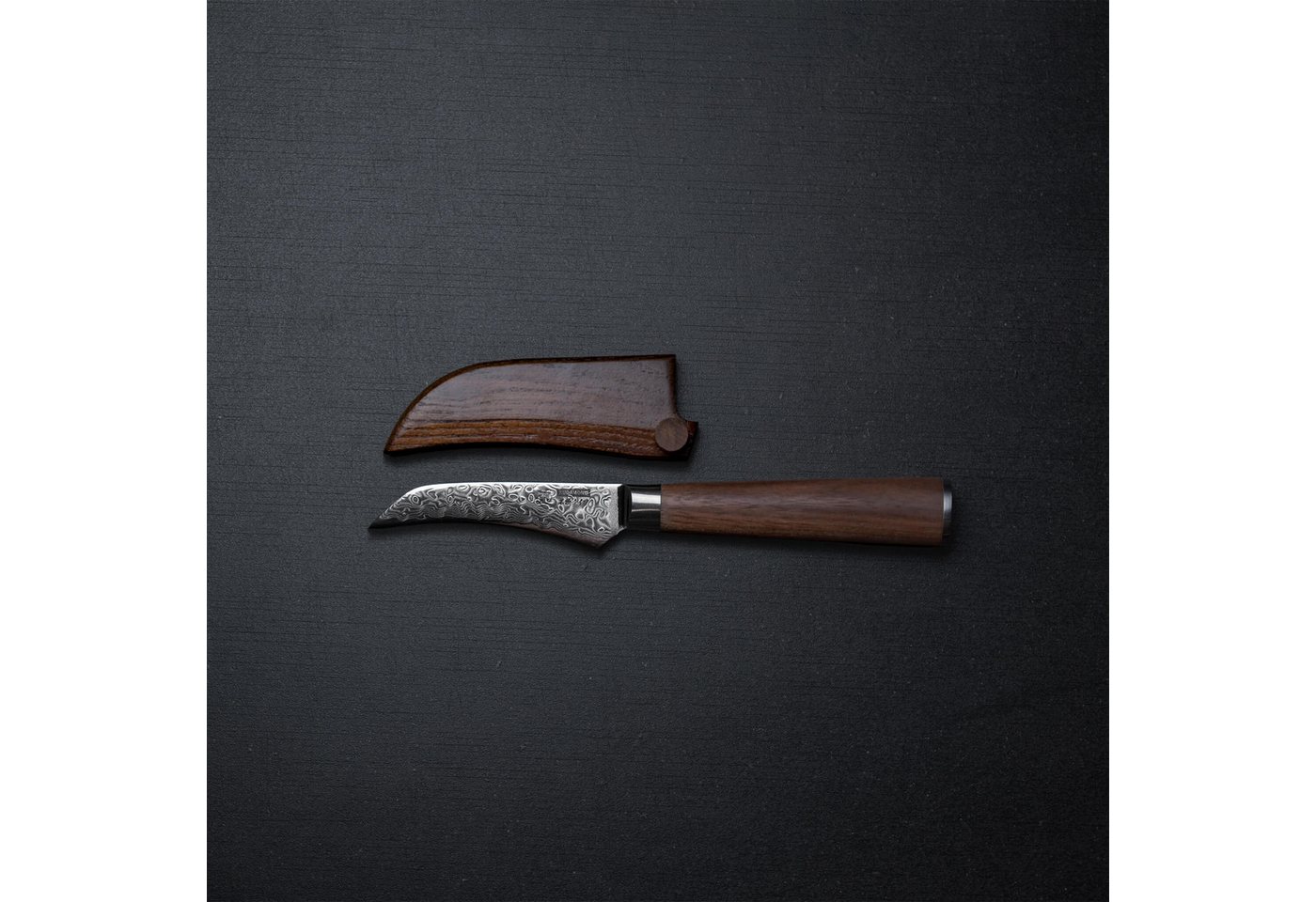 HITOFURI® Damastmesser HITOFURI® KUDAMONO Damaskusmesser Universalmesser Premium Messer, inkl. einer edlen Holzbox, Messerscheide, Pflegetuch sowie Pflegeöl – Bild 2 von 5