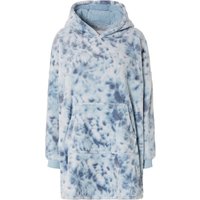Damen Herren Pullover Oversize (Blau, S/M)