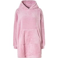 Damen Herren Pullover Oversize (Pink, S/M)