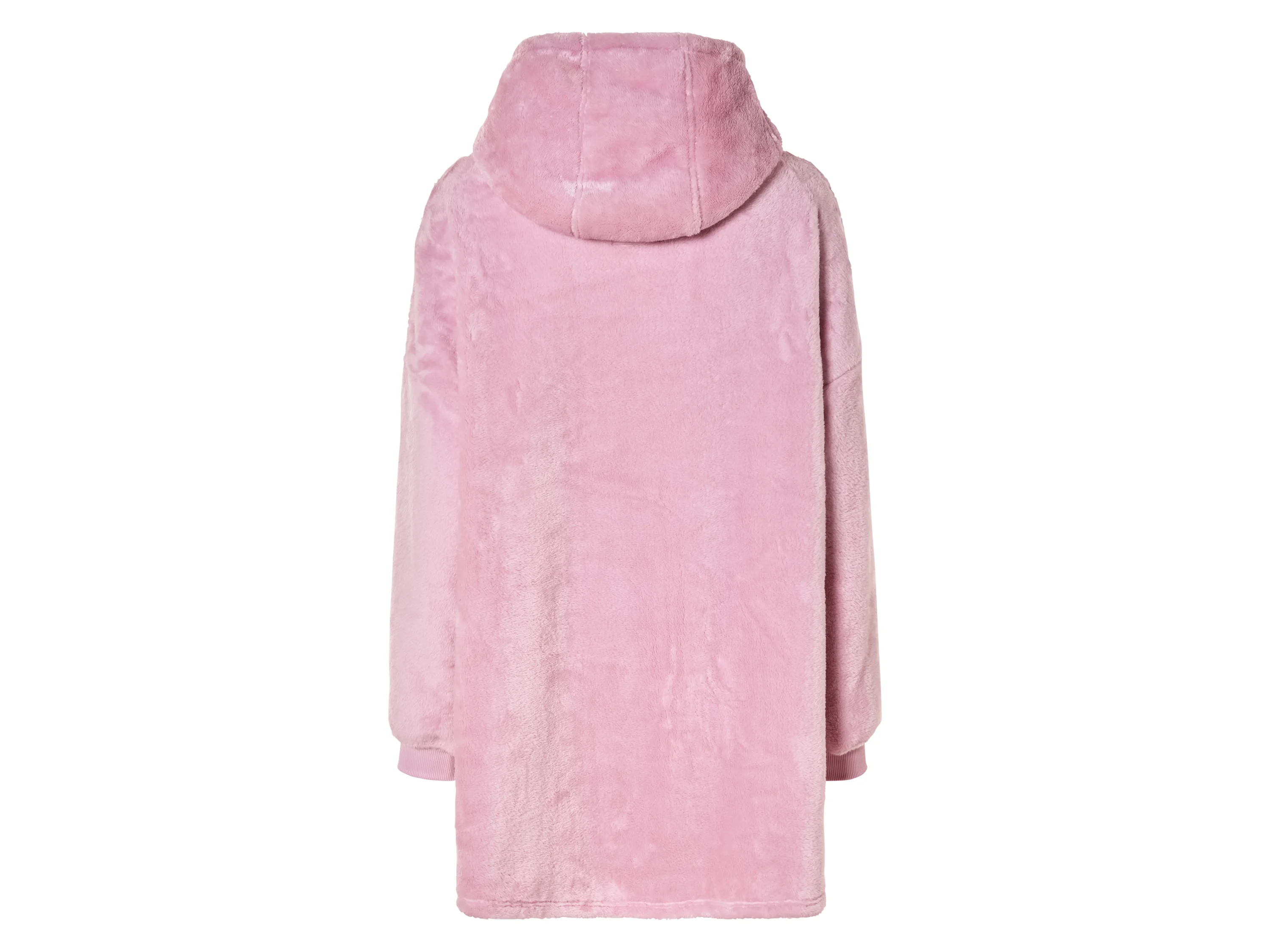 Damen Herren Pullover Oversize (Pink, S/M) – Bild 3 von 4