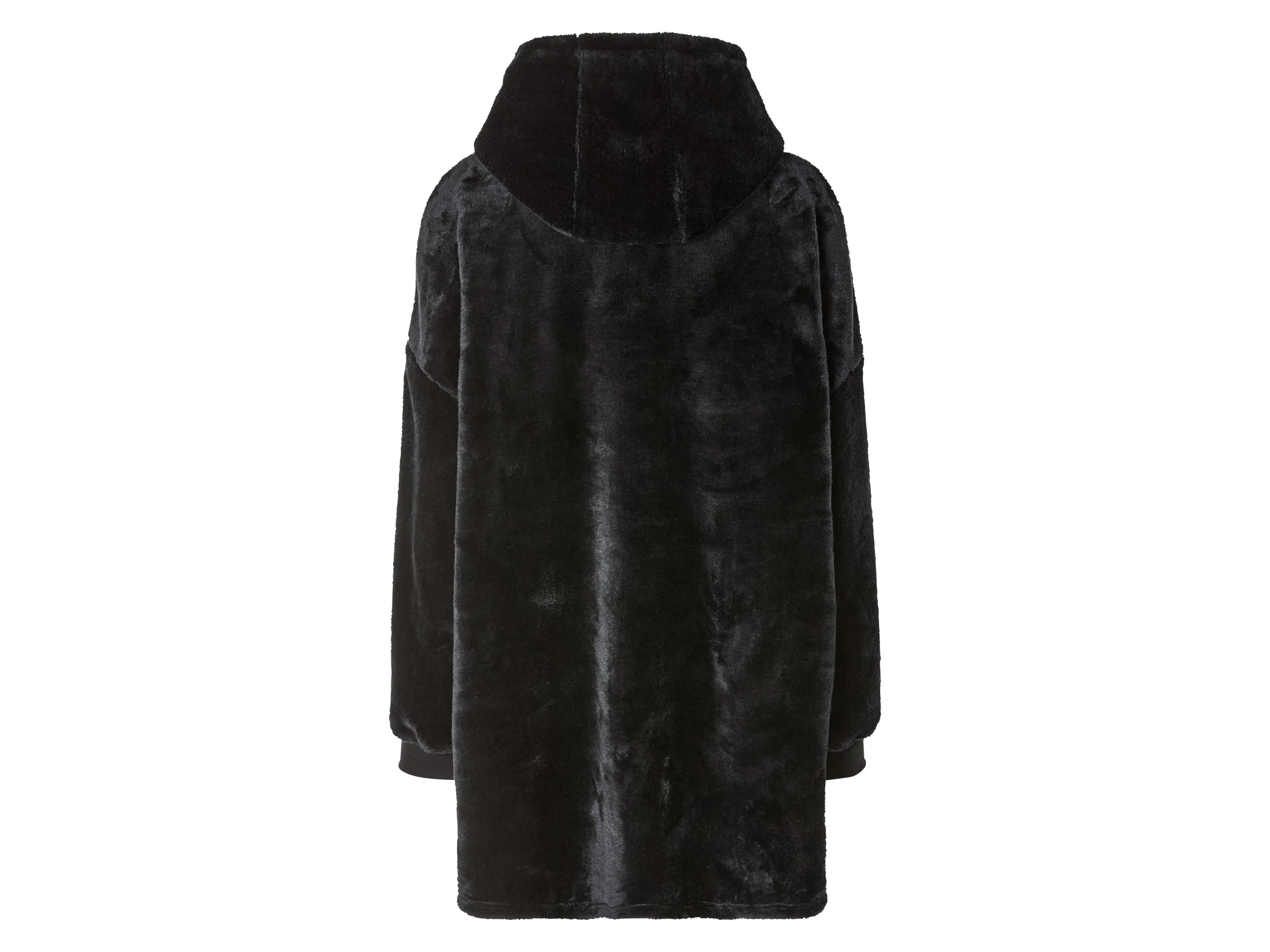Damen Herren Pullover Oversize (Schwarz, S/M) – Bild 3 von 3