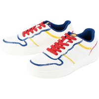 Damen Herren Sneaker Lidl (weiß/bunt, 40)