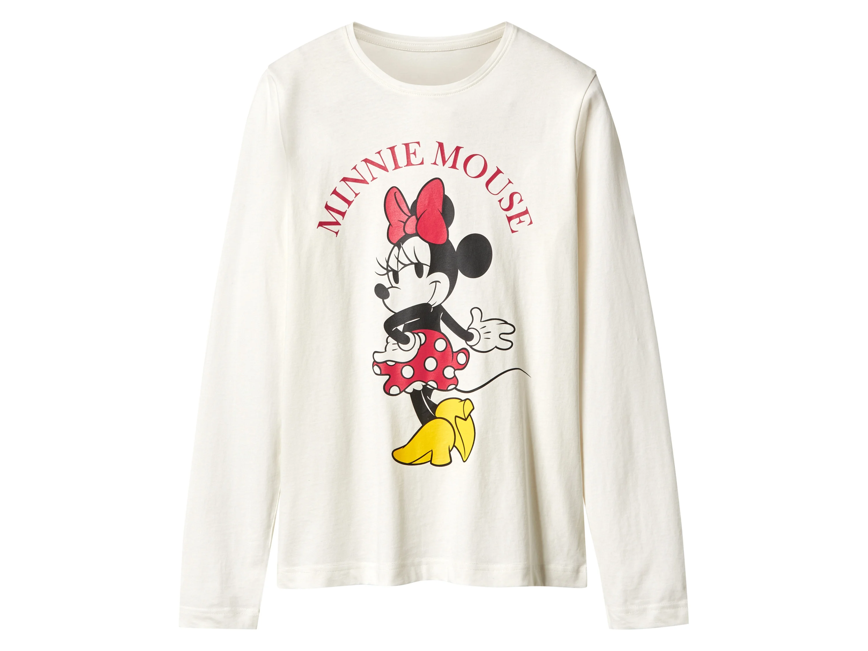 Damen Pyjama (Minnie Mouse/weiß, XS(32/34)) – Bild 3 von 4