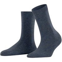 FALKE Damen Socken Da FALKE Cosy Wool SO, Größe 35-38 in Blau