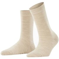 FALKE Damen Socken Da FALKE Softmerino SO, Größe 39-40 in Beige