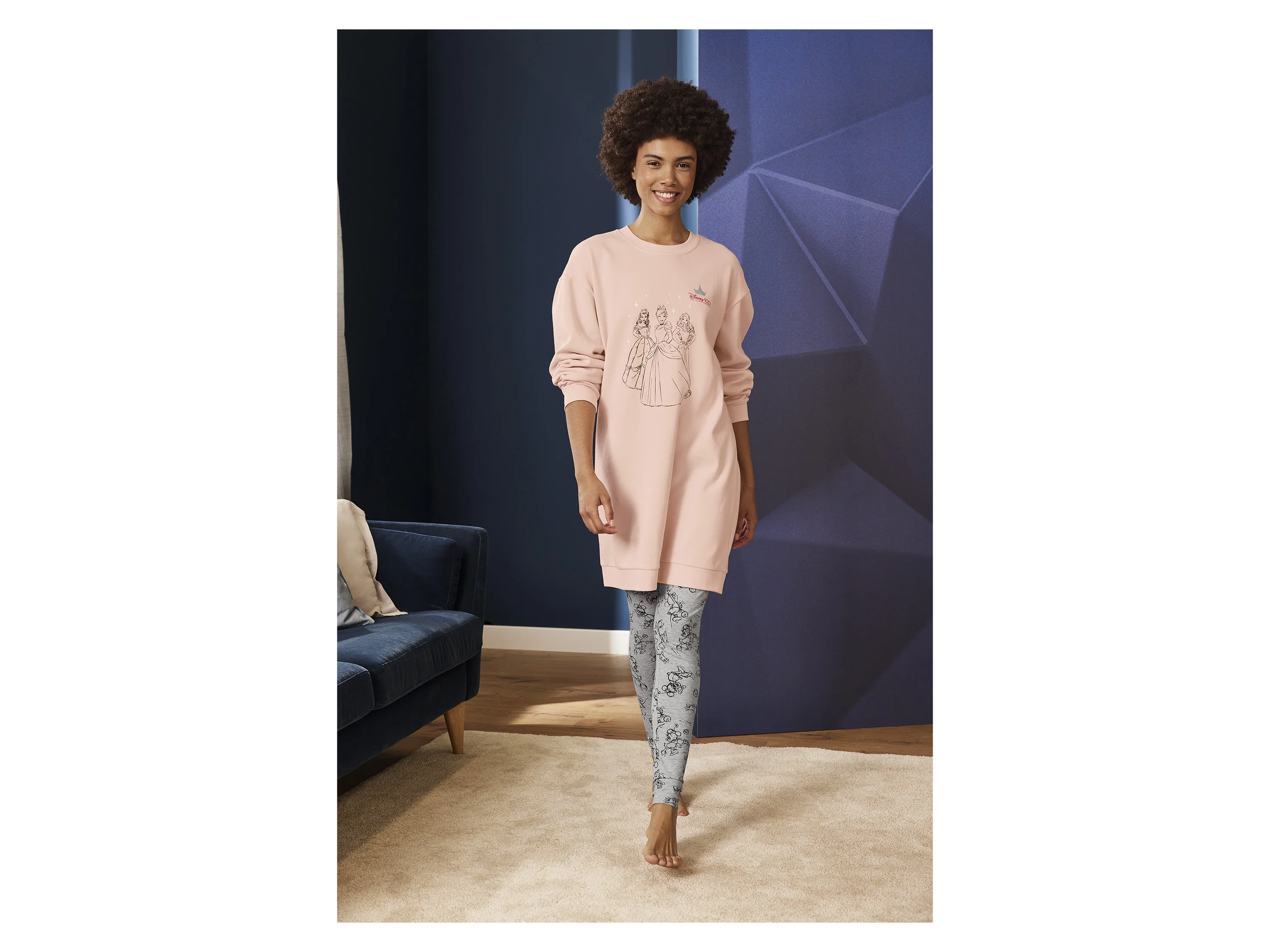 Damen Sweatkleid (Rosa, S(36/38)) – Bild 2 von 4