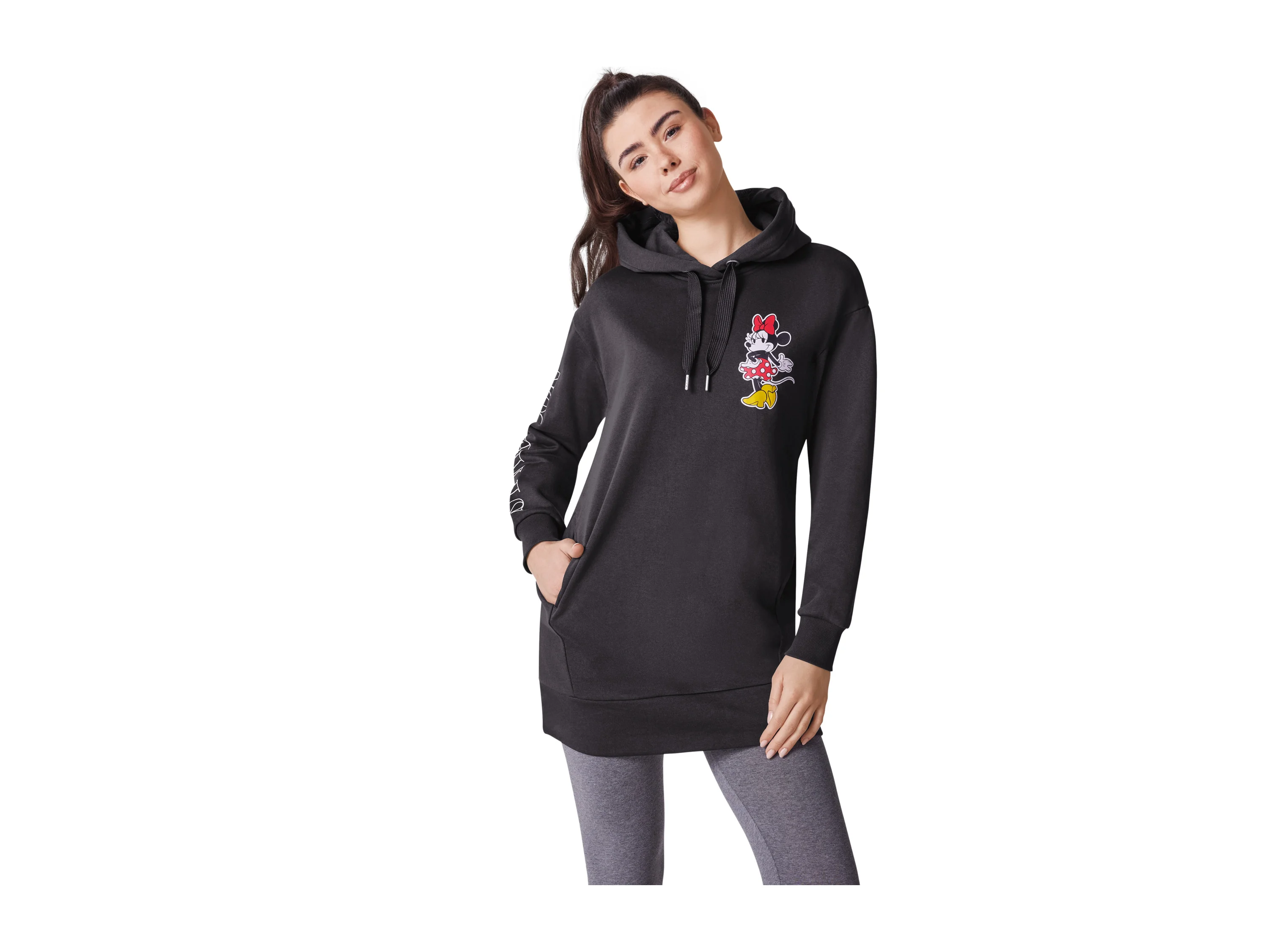 Damen Sweatkleid (Schwarz, S(36/38)) – Bild 2 von 4