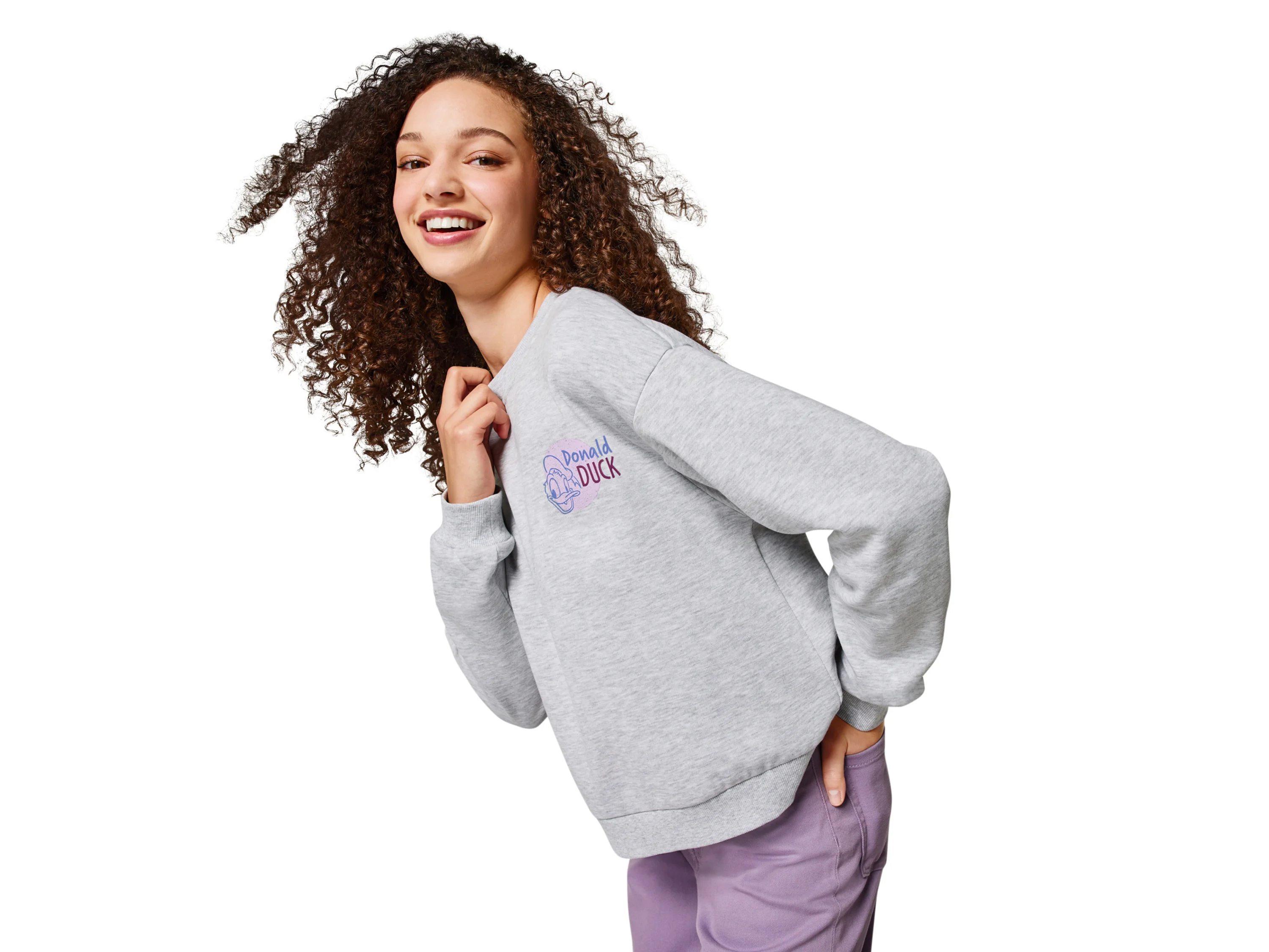 Damen Sweatpullover (Donald Duck, M(40/42)) – Bild 2 von 3