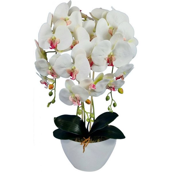 Kunstblume Orchidee, damich, Höhe 60 cm, Künstliche Orchidee 60 cm