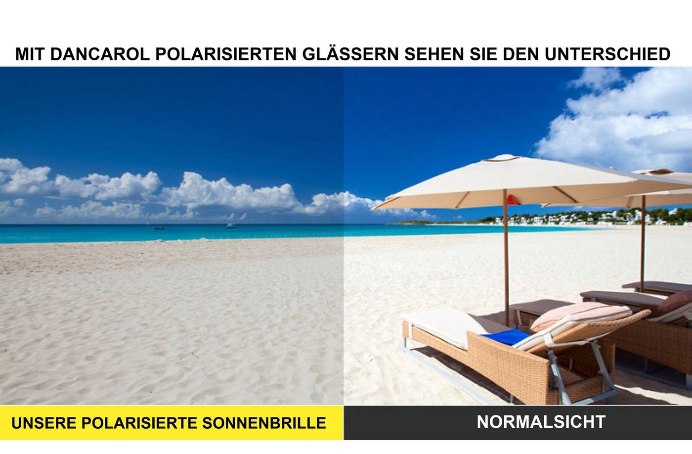 DanCarol Sonnenbrille DC-POL-2060-C2 Überbrille - mit Polarisieren Gläser ideal für Brillenträger die auf Ihre normale – Bild 5 von 5