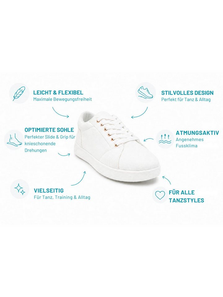 Dancing Queens SMOVE Dance Sneaker Tanzsneaker: Salsa, Bachata, Kizomba, Zumba – Bild 5 von 5