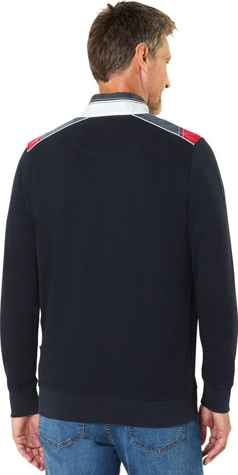 Daniel Hechter Troyer aus Baumwolle Bequemer Pullover mit Half-Zipp – Bild 4 von 5