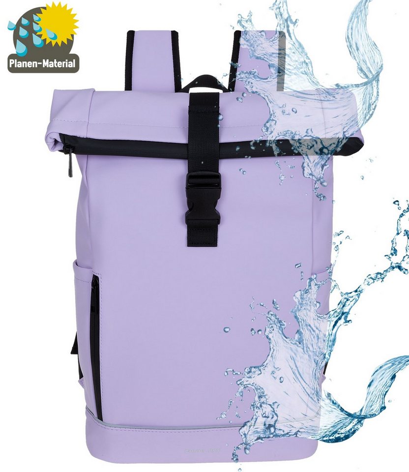 Daniel Ray Freizeitrucksack Kurierrucksack wasserabweisend Outdoor Damen Herren, Highlands Laptoprucksack Tasche wasserabweisend + Etui – Bild 4 von 5