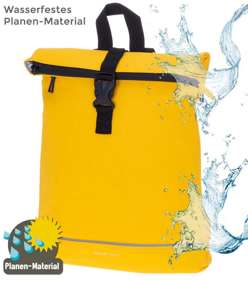Daniel Ray Rucksack Damen Cityrucksack Daypack small klein Jeff wasserabweisend, A4 Damenrucksack Handtaschenrucksack backpack 251092 + Schlüsseletui – Bild 2 von 5