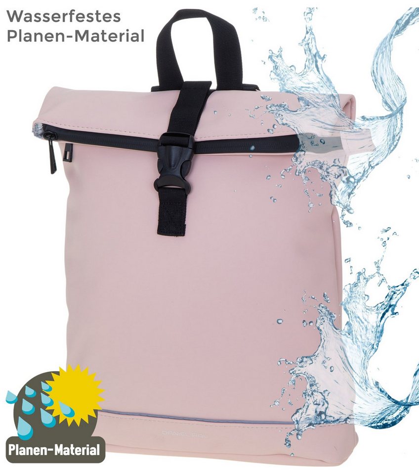 Daniel Ray Rucksack Damen Cityrucksack Daypack small klein Jeff wasserabweisend, A4 Damenrucksack Handtaschenrucksack backpack 251092 + Schlüsseletui – Bild 5 von 5