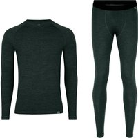 DANISH ENDURANCE Baselayer-Set Core Merino, Größe XL in Grün
