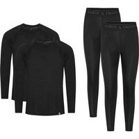 DANISH ENDURANCE Baselayer-Set Thermal Unisex, Größe XS in Schwarz