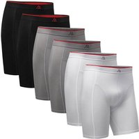 DANISH ENDURANCE Boxershorts Bamboo Extra Long Trunks, Größe L in Grau