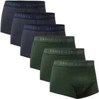 DANISH ENDURANCE Boxershorts Classic Short Trunks, Größe XL in Blau