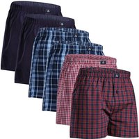 DANISH ENDURANCE Boxershorts Organic Woven, Größe M in Rot