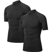 DANISH ENDURANCE Hemd Power Compression, Größe L in Schwarz