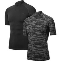 DANISH ENDURANCE Hemd Power Compression, Größe XL in Schwarz