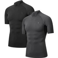 DANISH ENDURANCE Hemd Power Compression, Größe M in Grau