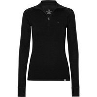 DANISH ENDURANCE Langarmshirt Core Merino Half Zip Baselayer, Größe S in Schwarz