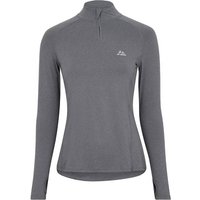 DANISH ENDURANCE Langarmshirt Half Zip, Größe L in Grau