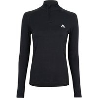 DANISH ENDURANCE Langarmshirt Half Zip, Größe S in Schwarz