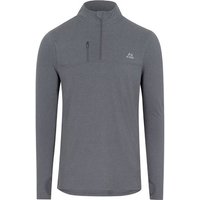 DANISH ENDURANCE Langarmshirt Half Zip, Größe XXL in Grau
