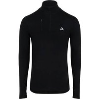 DANISH ENDURANCE Langarmshirt Half Zip, Größe XL in Schwarz
