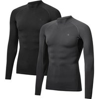 DANISH ENDURANCE Langarmshirt Power Compression, Größe XXL in Grau