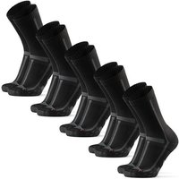 DANISH ENDURANCE Laufsocken Long Distance Running Crew, Größe 43-47 in Schwarz