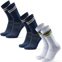 DANISH ENDURANCE Socken Aero Cycling Crew, Größe 39/42 in Blau