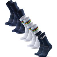 DANISH ENDURANCE Socken Aero Cycling Crew, Größe 39/42 in Bunt