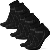 DANISH ENDURANCE Socken Aero Cycling Low-Cut, Größe 43-47 in Schwarz