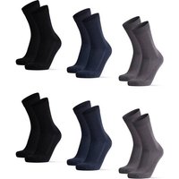 DANISH ENDURANCE Socken Bamboo Crew, Größe 43-47 in Bunt
