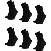 DANISH ENDURANCE Socken Bamboo Crew, Größe 39/42 in Schwarz