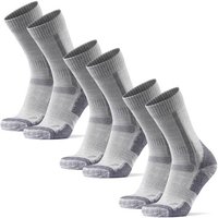 DANISH ENDURANCE Socken Classic Hiking Crew, Größe 35/38 in Grau